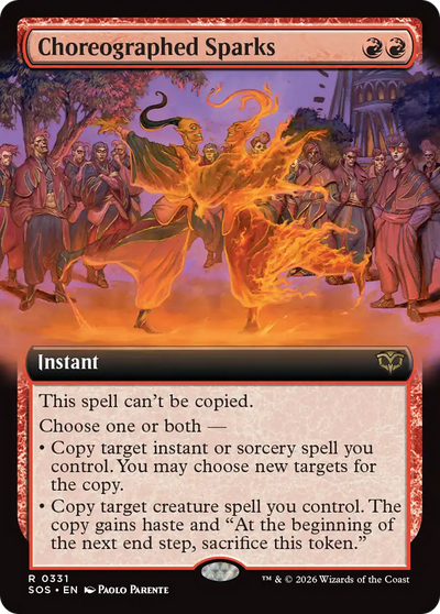 Choreographed Sparks (Extended Art) [Secrets of Strixhaven]