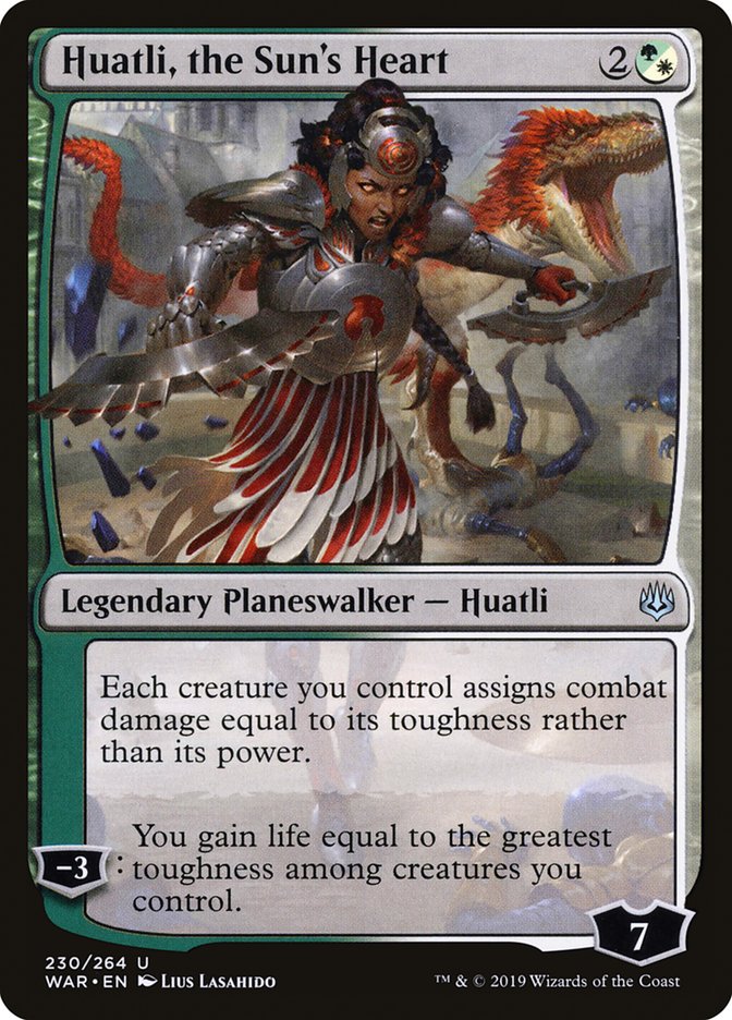 Huatli, the Sun's Heart [War of the Spark] 