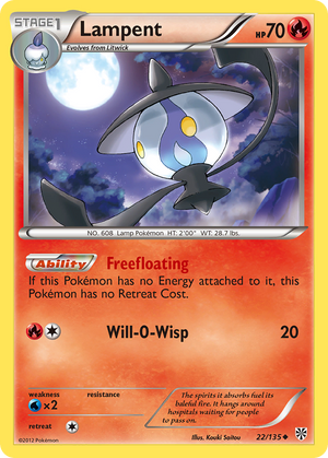 Lampent (22/135) [Black &amp; White: Plasma Storm] 