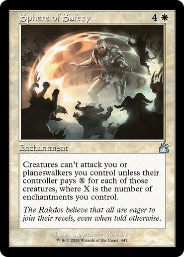 Sphere of Safety (Retro Frame) [Ravnica Remastered] 