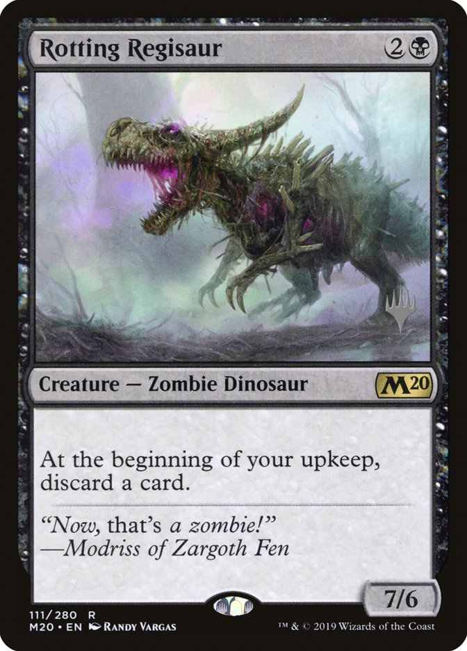 Rotting Regisaur (Promo Pack) [Core Set 2020 Promos] 