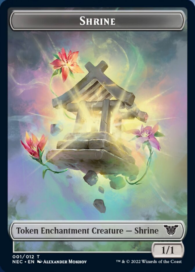 Shrine Token [Kamigawa: Neon Dynasty Commander Tokens] 