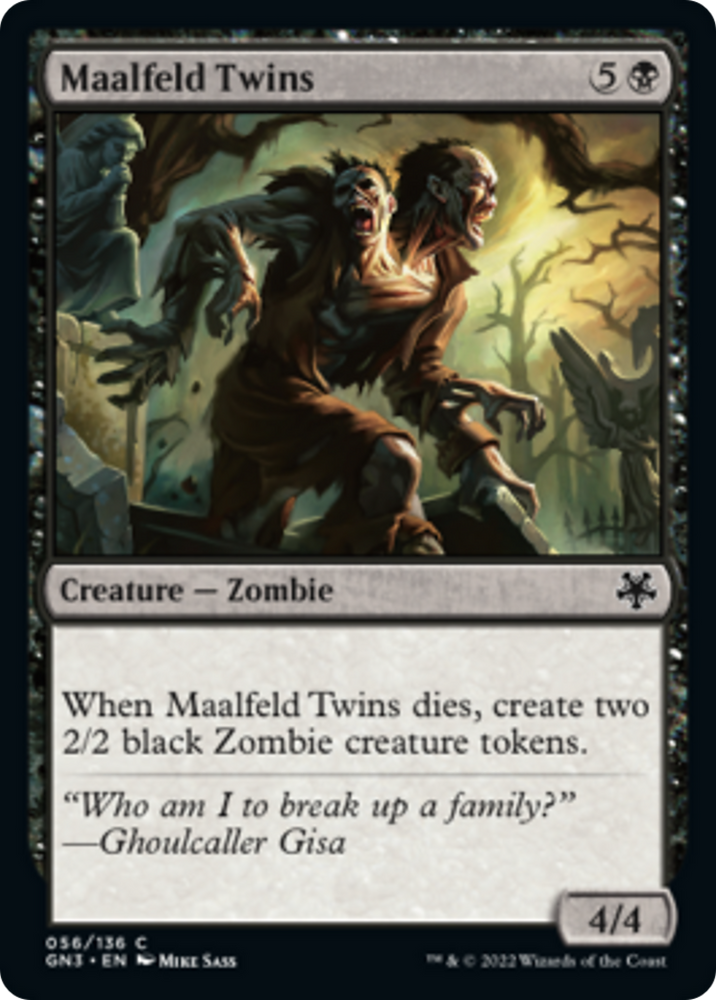 Maalfeld Twins [Game Night: Free-for-All] 