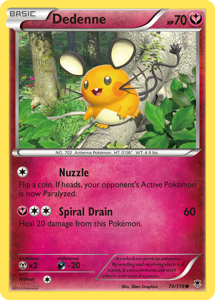 Dedenne (70/119) [XY: Phantom Forces] 