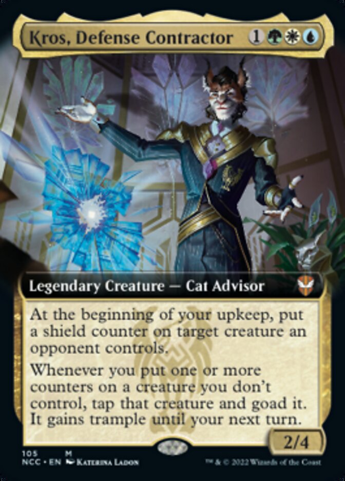 Kros, Defense Contractor (Extended Art) [Streets of New Capenna Commander] 