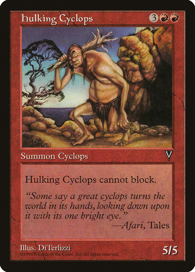 Hulking Cyclops [Visions] 