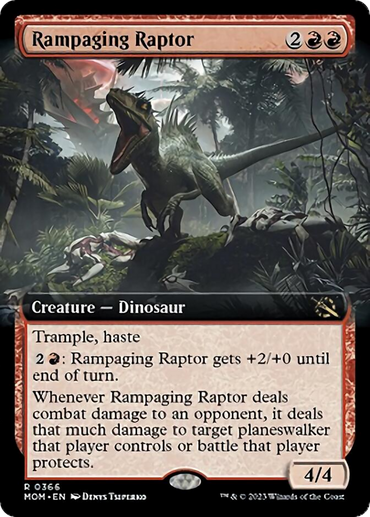 Rampaging Raptor (Extended Art) [March of the Machine] 