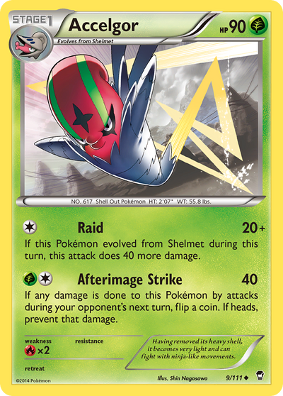 Accelgor (9/111) [XY: Furious Fists] 