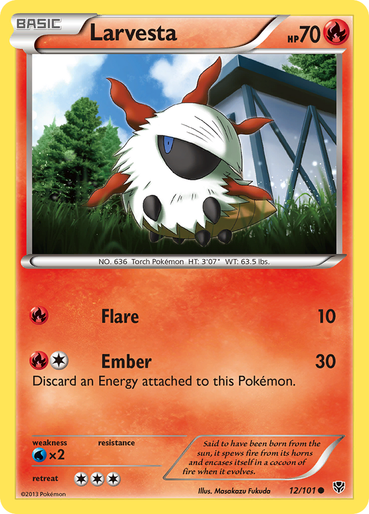 Larvesta (12/101) [Black &amp; White: Plasma Blast] 