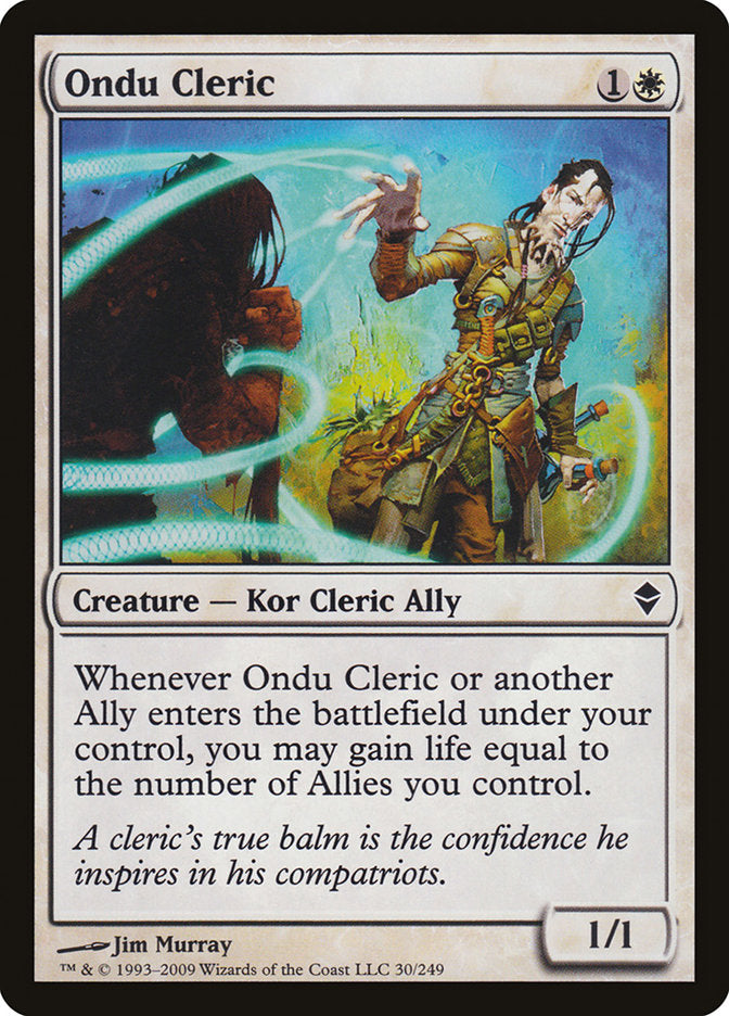 Ondu Cleric [Zendikar] 