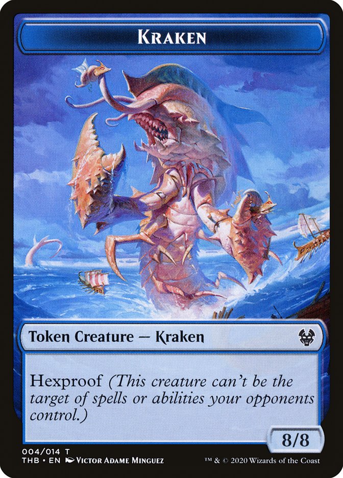 Kraken Token [Theros Beyond Death Tokens] 