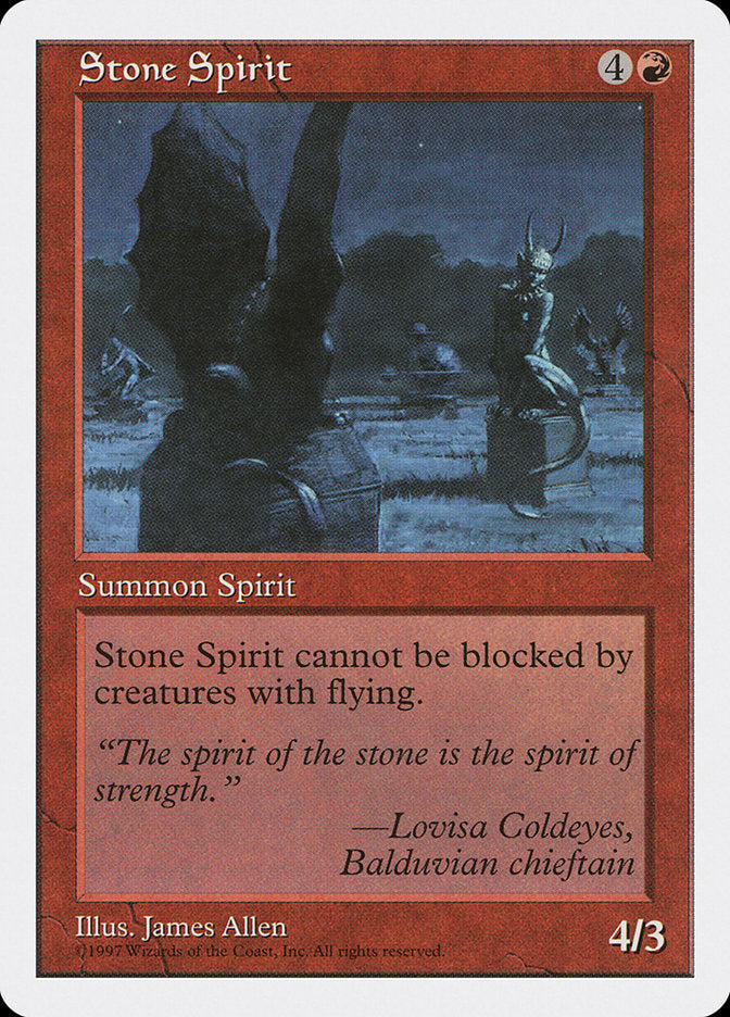 Stone Spirit [Fifth Edition] 