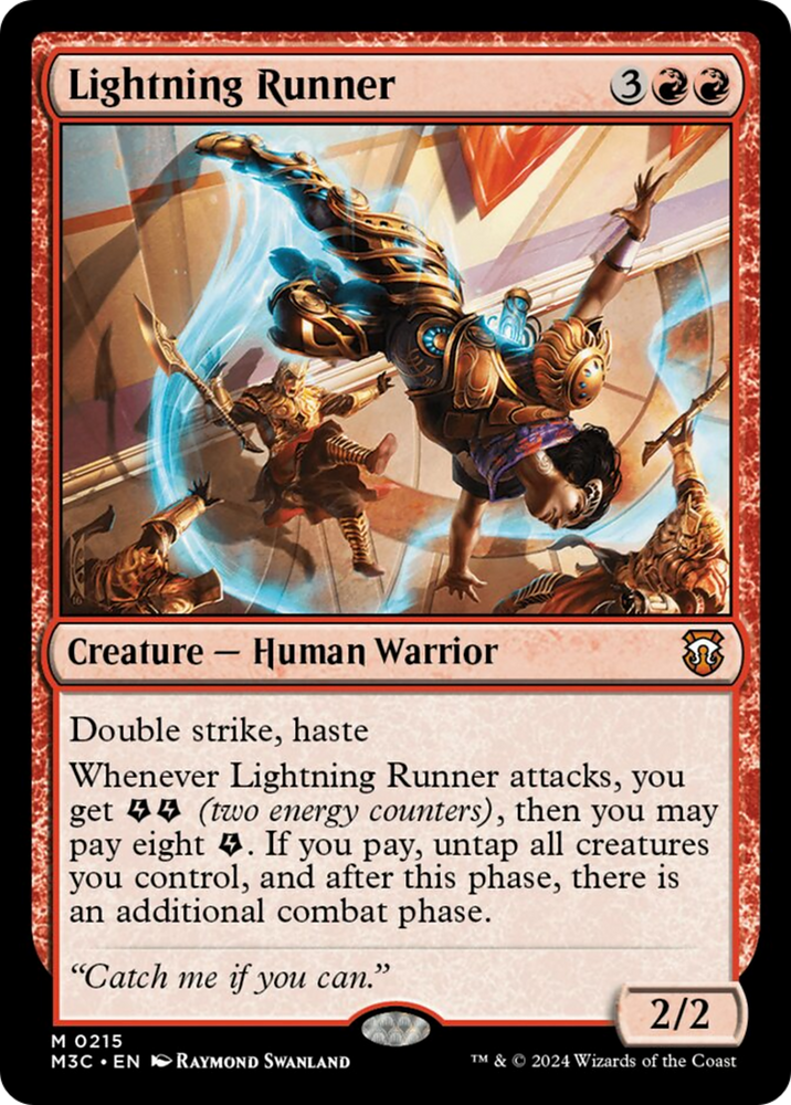 Lightning Runner (Ripple Foil) [Modern Horizons 3 Commander] 