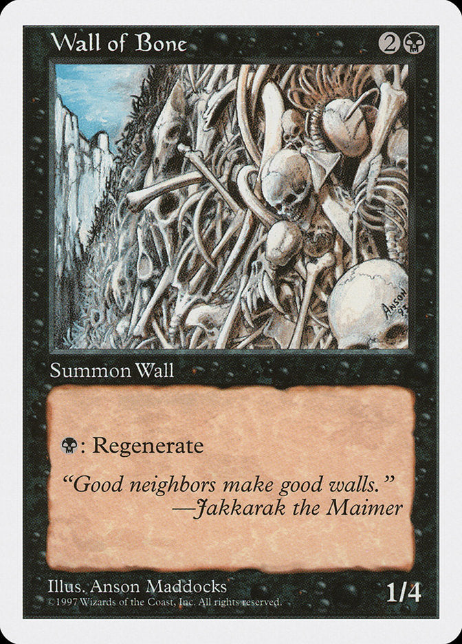 Wall of Bone [Fifth Edition] 