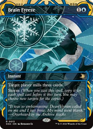 Brain Freeze [Secrets of Strixhaven: Mystical Archive]