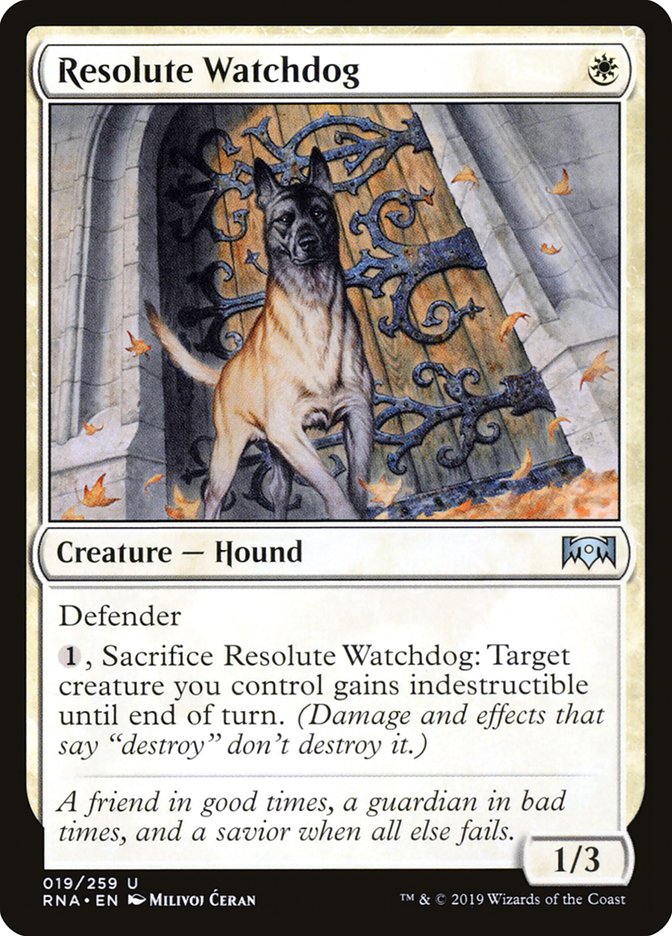 Resolute Watchdog [Ravnica Allegiance] 