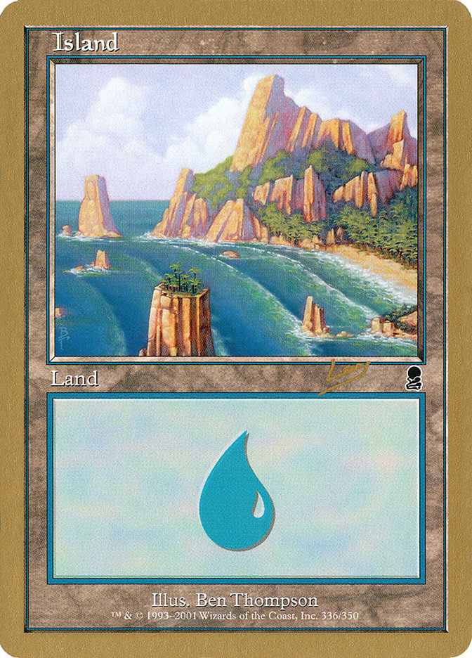 Island (rl336a) (Raphael Levy) [World Championship Decks 2002]