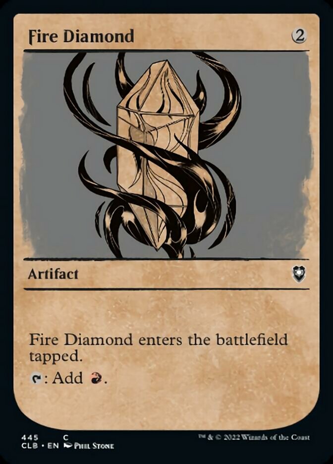 Fire Diamond (Showcase) [Commander Legends: Battle for Baldur's Gate] 