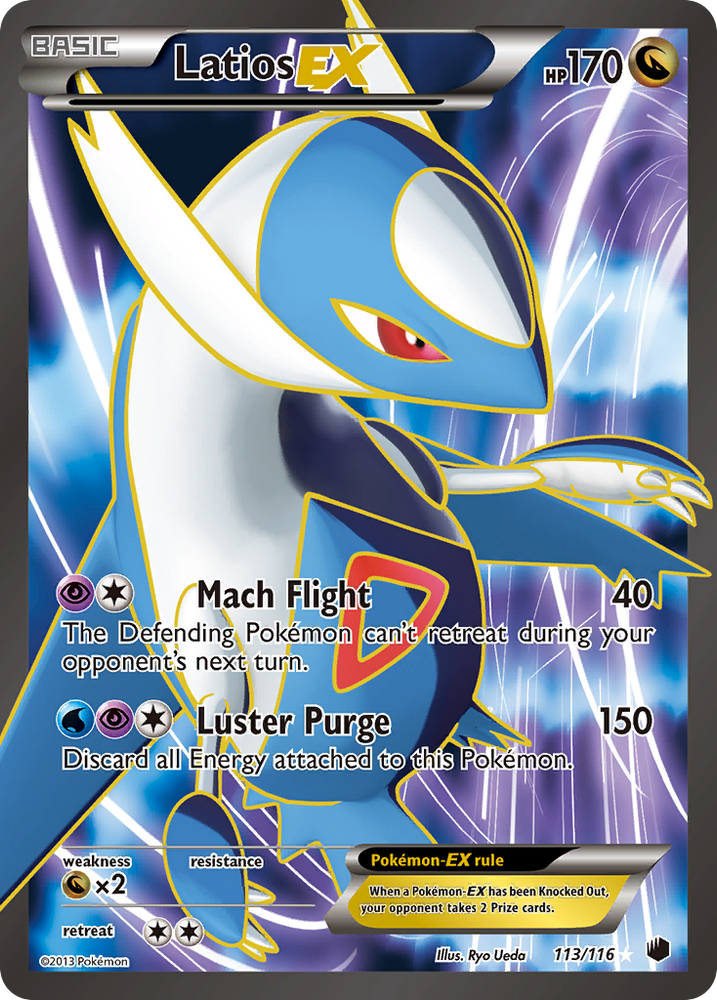 Latios EX (113/116) [Black &amp; White: Plasma Freeze] 