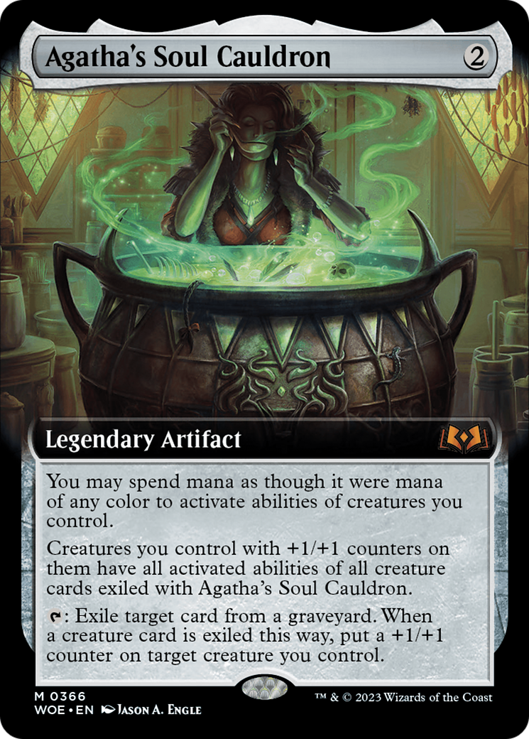 Agatha's Soul Cauldron (Extended Art) [Wilds of Eldraine] 