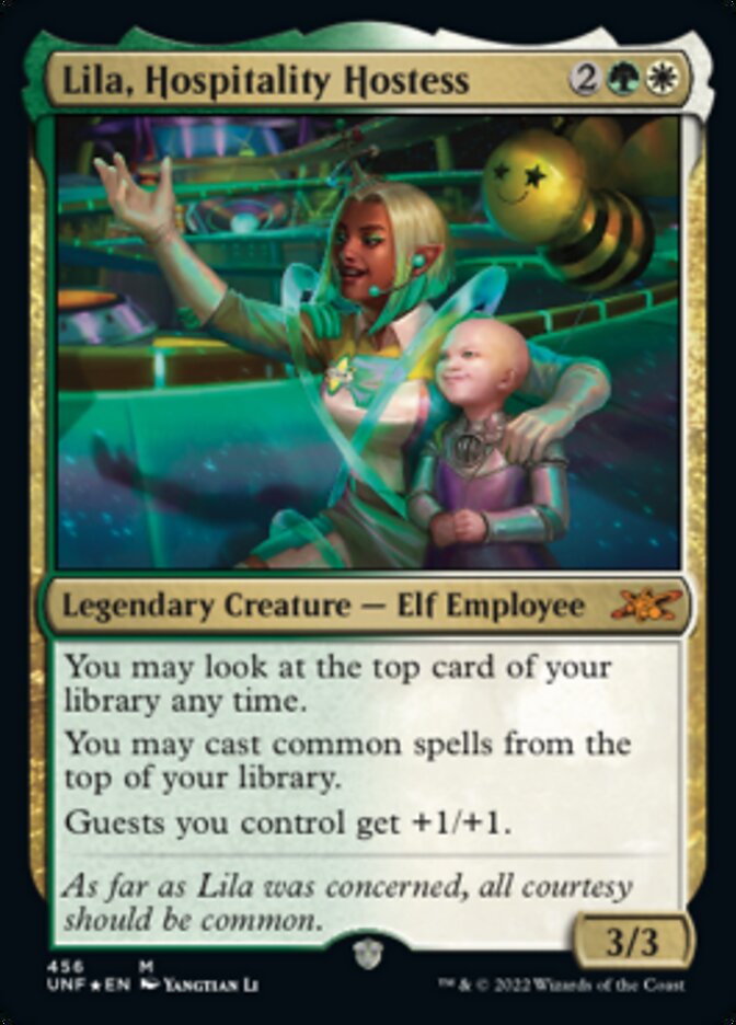 Lila, Hospitality Hostess (Galaxy Foil) [Unfinity] 