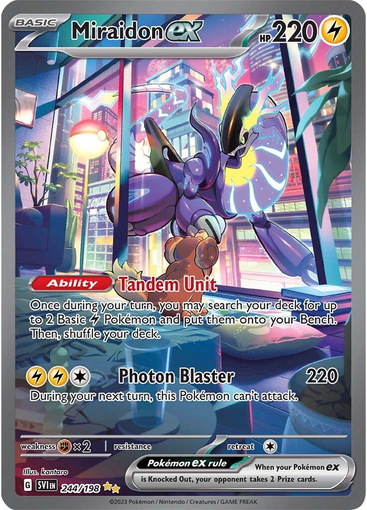 Miraidon ex (244/198) [Scarlet & Violet: Base Set] 