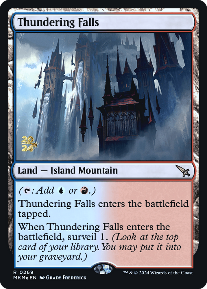 Thundering Falls [Murders at Karlov Manor Prerelease Promos] 