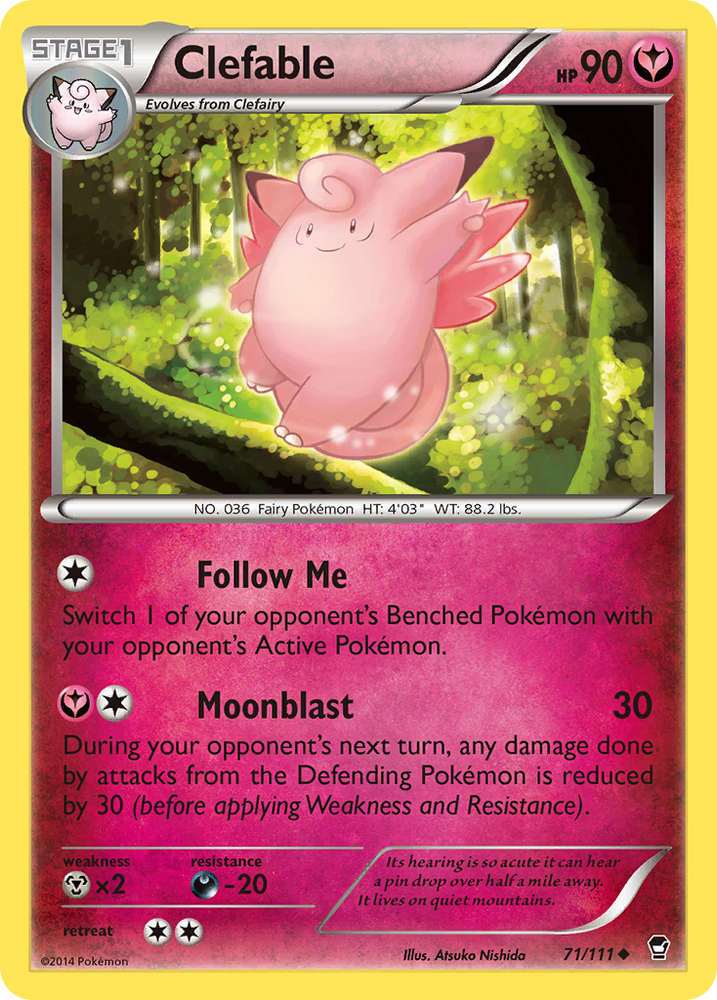 Clefable (71/111) [XY: Furious Fists] 