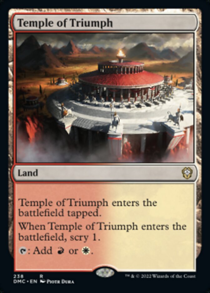 Temple of Triumph [Dominaria United Commander] 