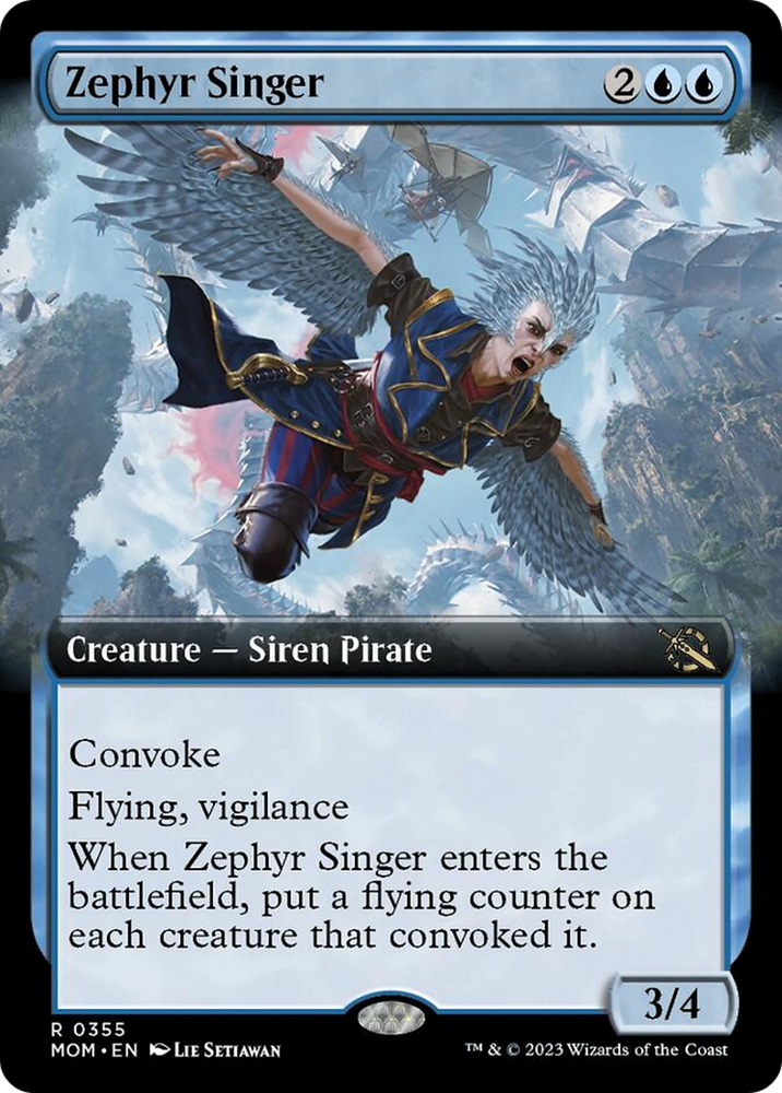 Zephyr Singer (Extended Art) [March of the Machine] 