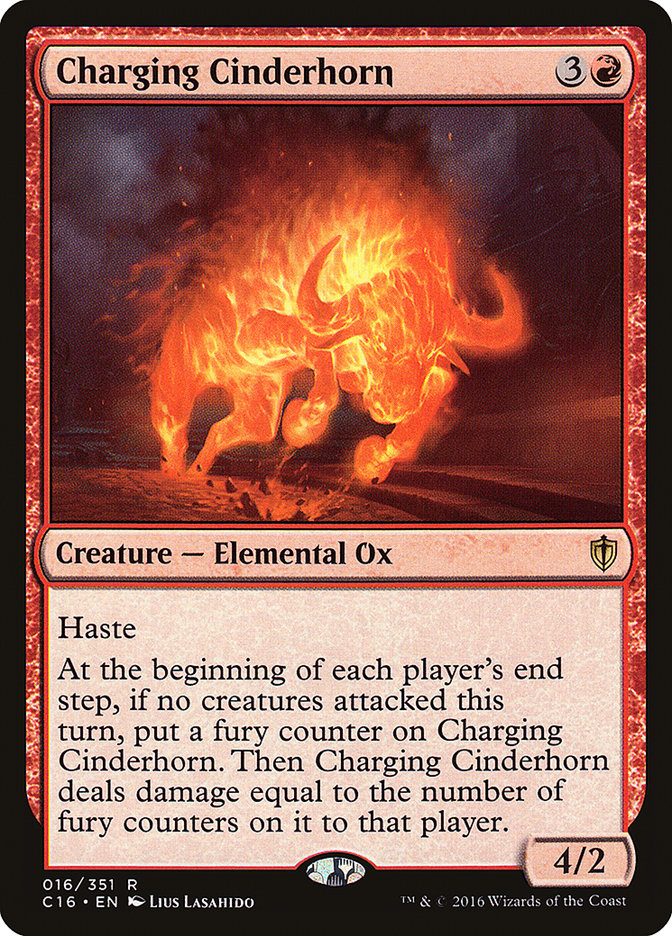 Charging Cinderhorn [Commander 2016] 