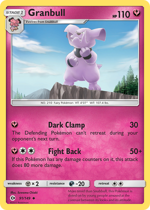 Granbull (91/149) [Sun &amp; Moon: Base Set] 