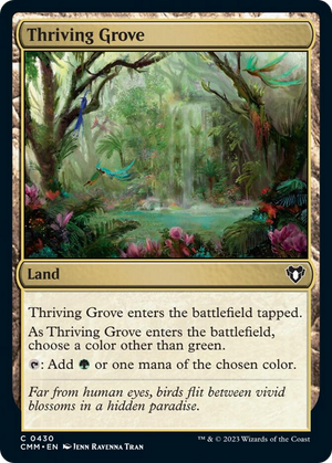 Thriving Grove [Commander Masters] 