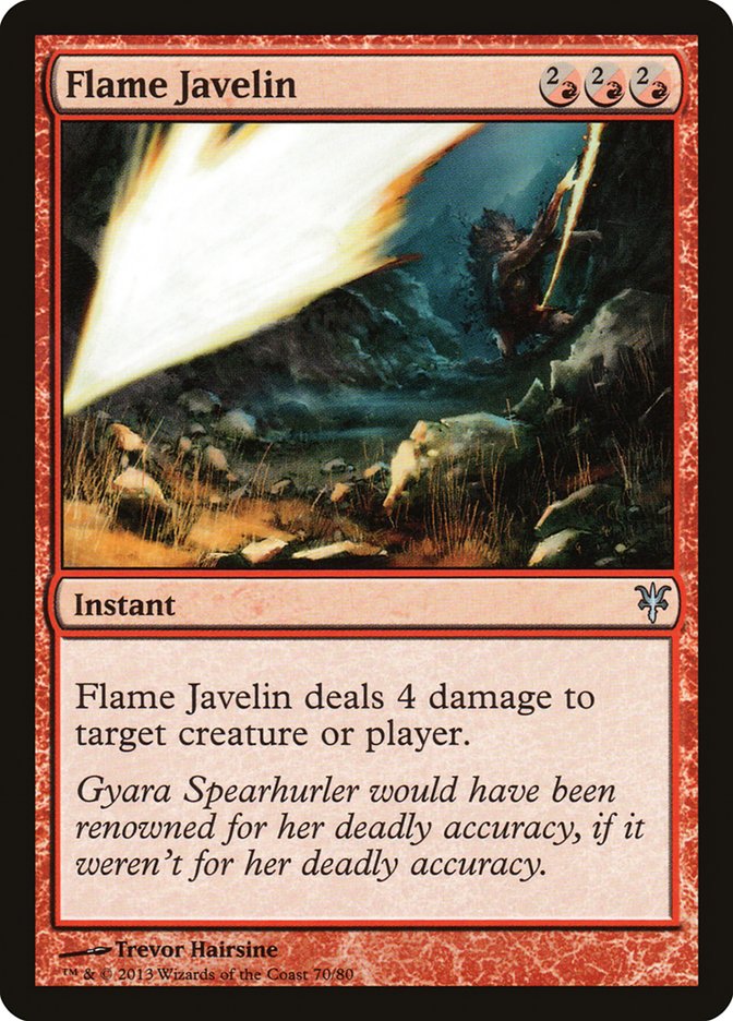 Flame Javelin [Duel Decks: Sorin vs. Tibalt] 