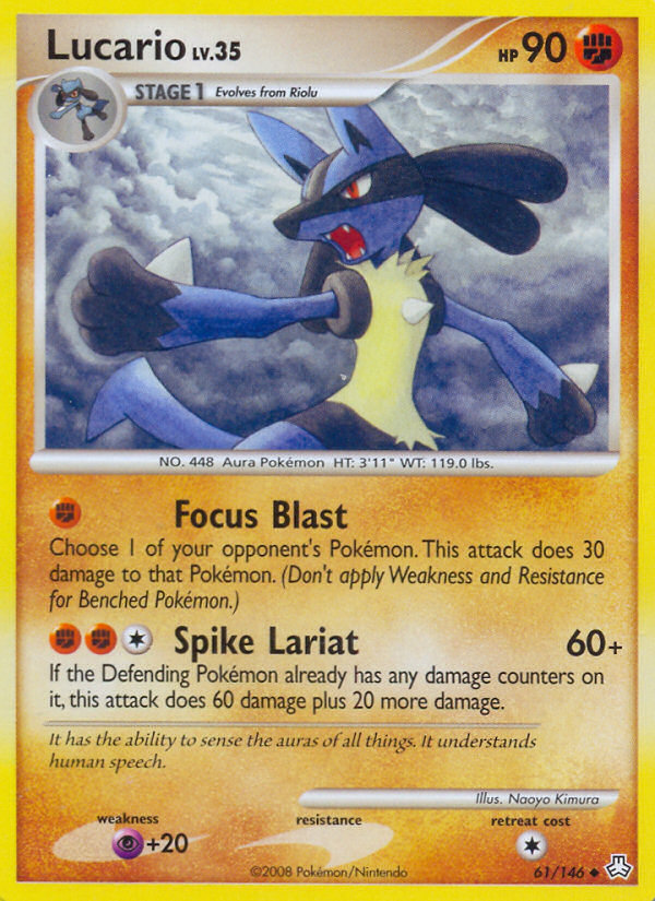 Lucario (61/146) [Diamond & Pearl: Legends Awakened] 