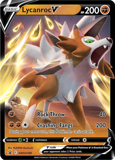 Lycanroc V (SWSH199) [Sword & Shield: Black Star Promos]