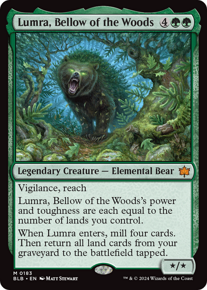 Lumra, Bellow of the Woods [Bloomburrow] 