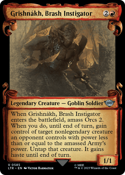 Grishnakh, Brash Instigator [The Lord of the Rings: Tales of Middle-Earth Showcase Scrolls] 