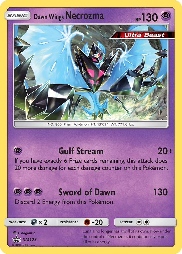 Dawn Wings Necrozma (SM123) [Sun &amp; Moon: Black Star Promos] 