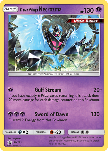 Dawn Wings Necrozma (SM123) [Sun &amp; Moon: Black Star Promos] 