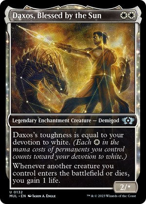 Daxos, Blessed by the Sun (Halo Foil) [Multiverse Legends] 