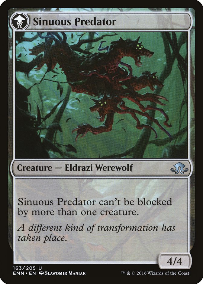 Kessig Prowler // Sinuous Predator [Eldritch Moon] 