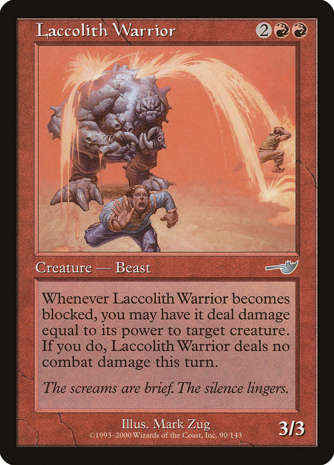 Laccolith Warrior [Nemesis] 