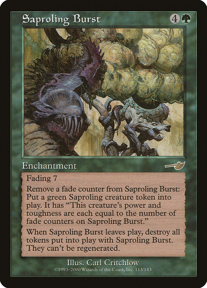 Saproling Burst [Nemesis] 