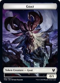 Goat // Satyr Double-Sided Token [Theros Beyond Death Tokens] 