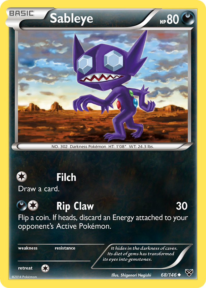 Sableye (68/146) [XY: Base Set] 