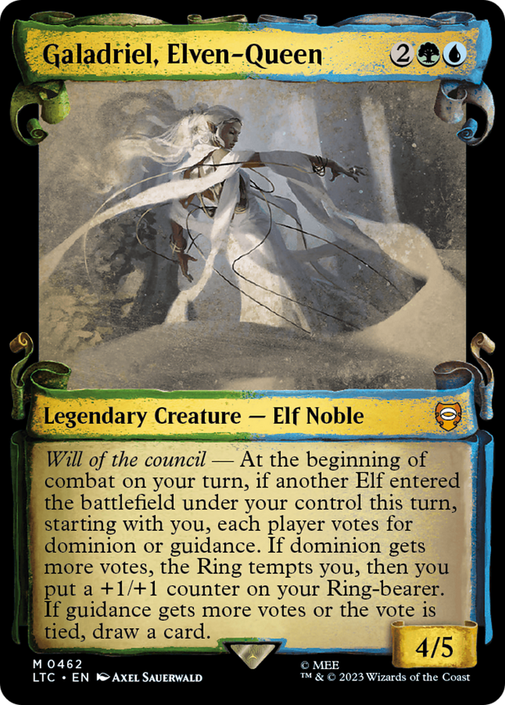 Galadriel, Elven-Queen [The Lord of the Rings: Tales of Middle-Earth Commander Showcase Scrolls] 