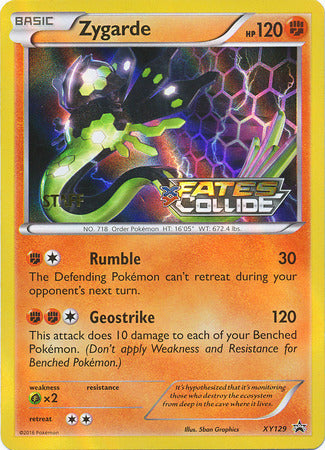 Zygarde (XY129) (Staff) [XY: Black Star Promos] 