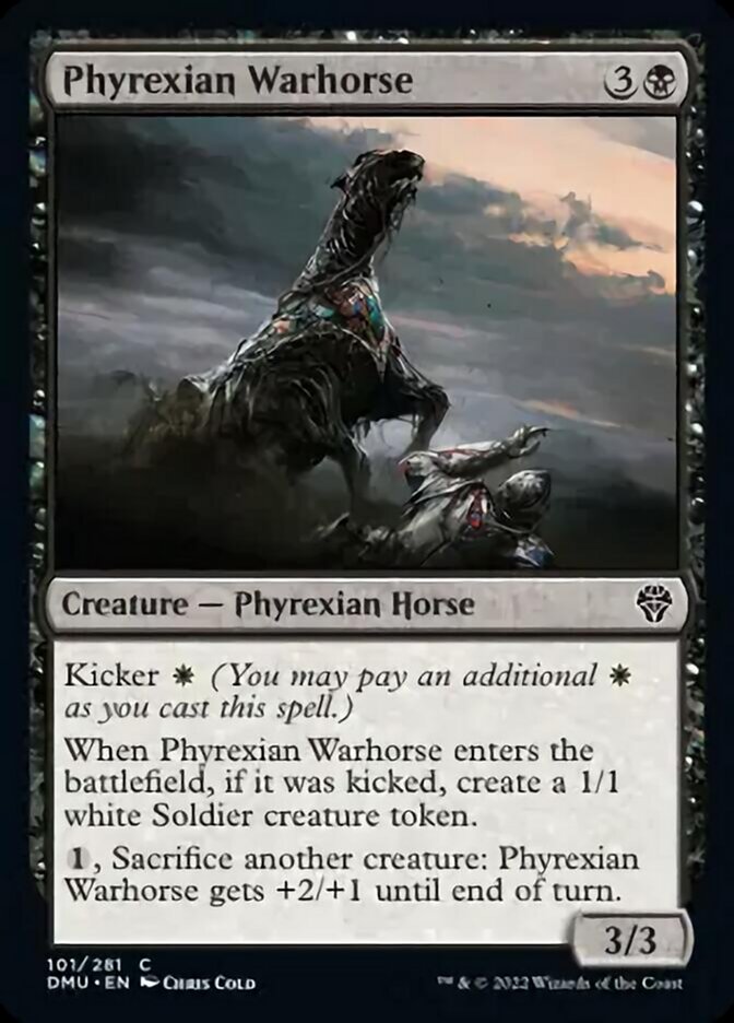 Phyrexian Warhorse [Dominaria United] 