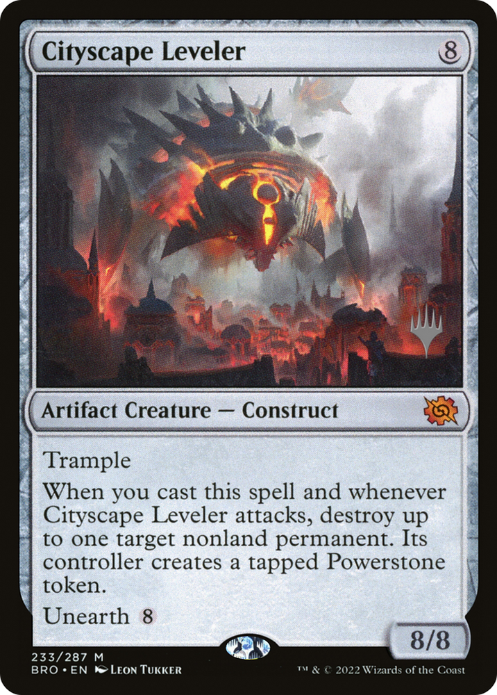 Cityscape Leveler (Promo Pack) [The Brothers' War Promos] 